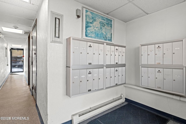 51 Hiering Ave Unit C 12, Seaside Heights, NJ 08751 - view of home's community featuring a drop ceiling and mail area