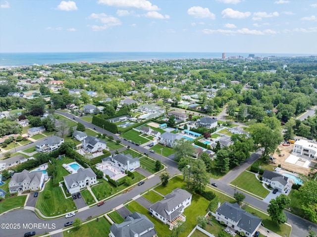 1 Country Club Dr, Deal, NJ 07723 - aerial overview of property's location with nearby suburban area and a nearby body of water