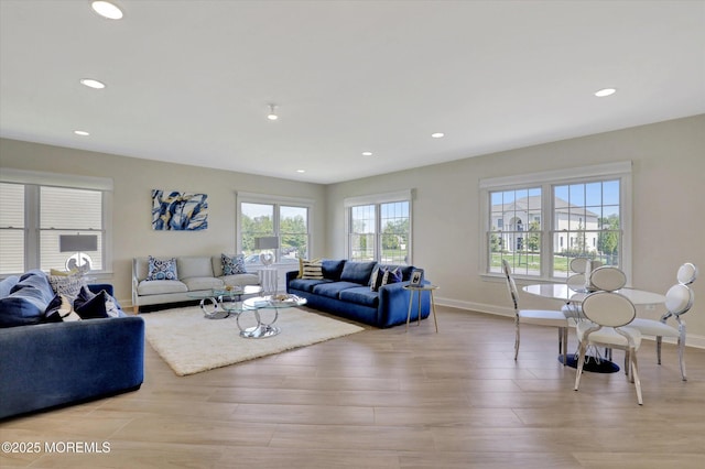 1 Country Club Dr, Deal, NJ 07723 - living area featuring recessed lighting and light wood finished floors