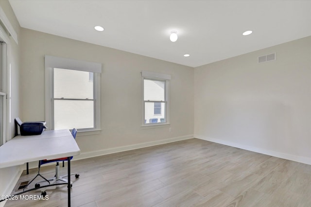 1 Country Club Dr, Deal, NJ 07723 - unfurnished office featuring light wood-style flooring and recessed lighting