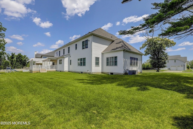 1 Country Club Dr, Deal, NJ 07723 - back of property featuring a yard