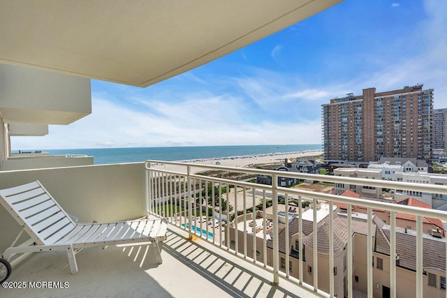 101 S Plaza Pl Unit 806, Atlantic City, NJ 08401 - balcony with a water view