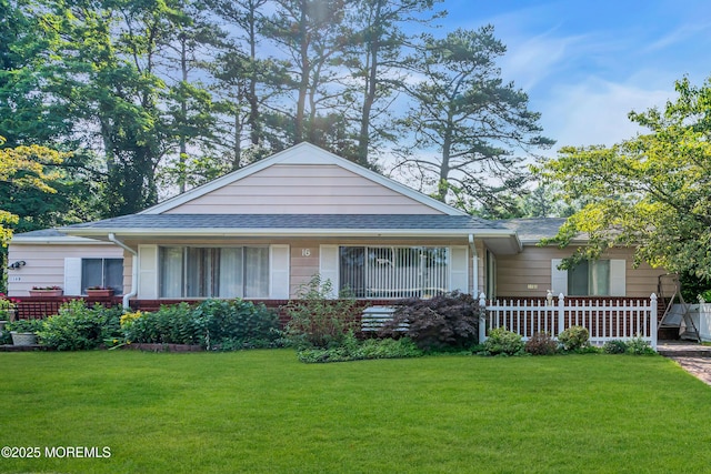 16A Mallard St, Manchester, NJ 08759 - view of front facade featuring a front yard and roof with shingles