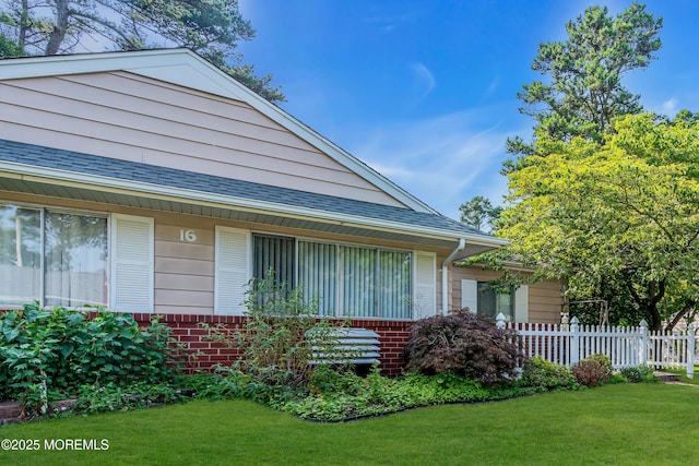 16A Mallard St, Manchester, NJ 08759 - view of front of home with brick siding and a shingled roof