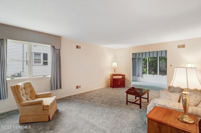 231 Valley Forge Dr, Little Egg Harbor, NJ 08087 - living area featuring carpet flooring and baseboards