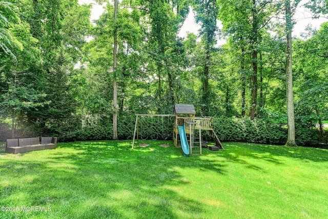 2 Red Oak, Holmdel, NJ 07733 - view of green lawn featuring a playground