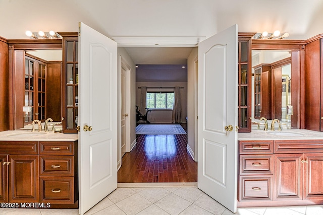 2 Red Oak, Holmdel, NJ 07733 - bathroom with tile patterned floors and vanity