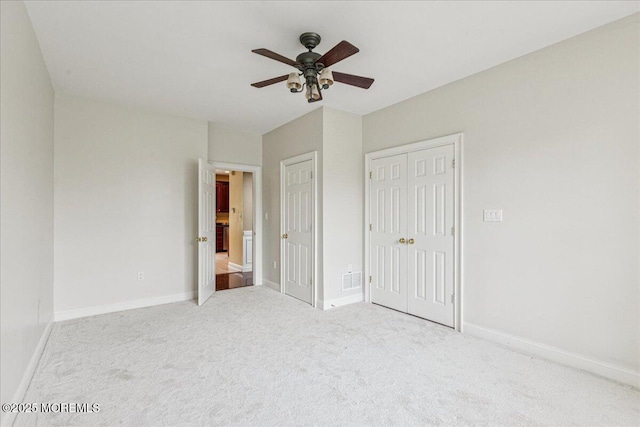 24 Rutledge Rd, Marlboro, NJ 07746 - unfurnished bedroom featuring carpet, a closet, and a ceiling fan
