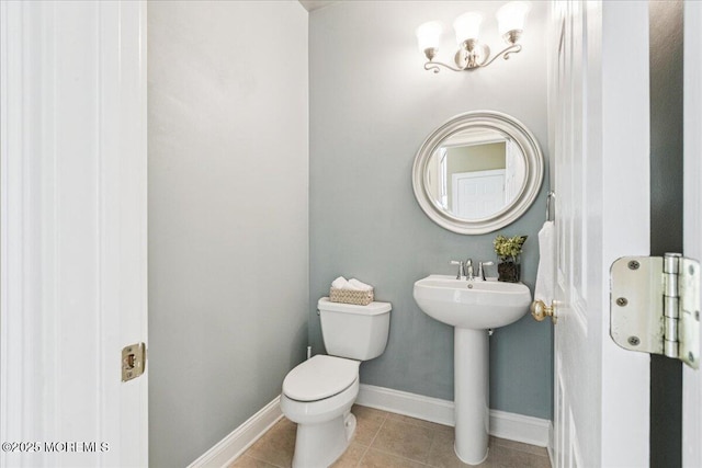 24 Rutledge Rd, Marlboro, NJ 07746 - bathroom with toilet and tile patterned flooring