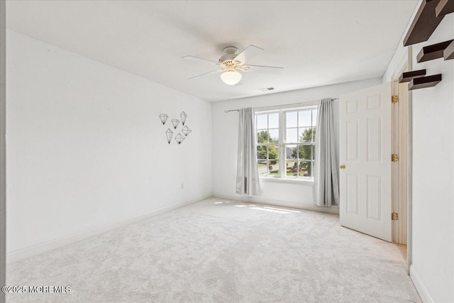 24 Rutledge Rd, Marlboro, NJ 07746 - spare room featuring a ceiling fan and light carpet
