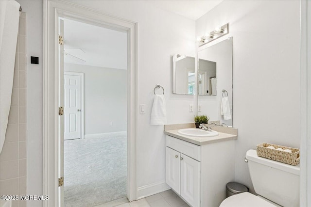 24 Rutledge Rd, Marlboro, NJ 07746 - full bath featuring vanity and tile patterned floors