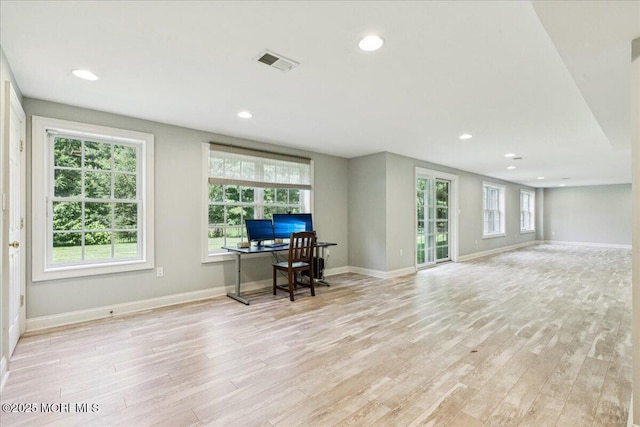 24 Rutledge Rd, Marlboro, NJ 07746 - office featuring light wood-style flooring and recessed lighting