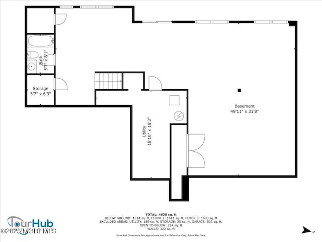 24 Rutledge Rd, Marlboro, NJ 07746 - view of floor plan / room layout
