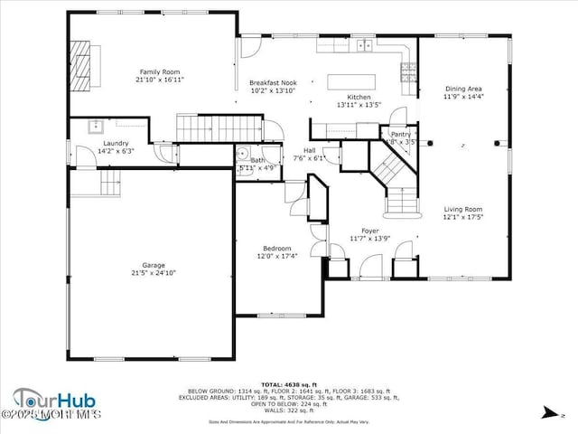 24 Rutledge Rd, Marlboro, NJ 07746 - view of home floor plan