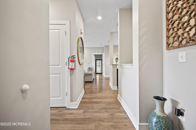 518 Tavern Rd, Monroe, NJ 08831 - corridor featuring light wood-style flooring and baseboards