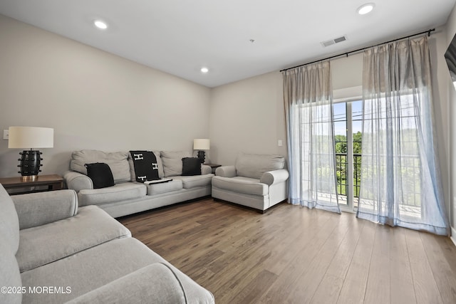 518 Tavern Rd, Monroe, NJ 08831 - living room with wood finished floors and recessed lighting