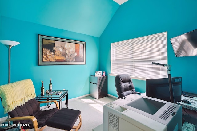 15 Savannah Dr, Barnegat, NJ 08005 - office with lofted ceiling and carpet floors