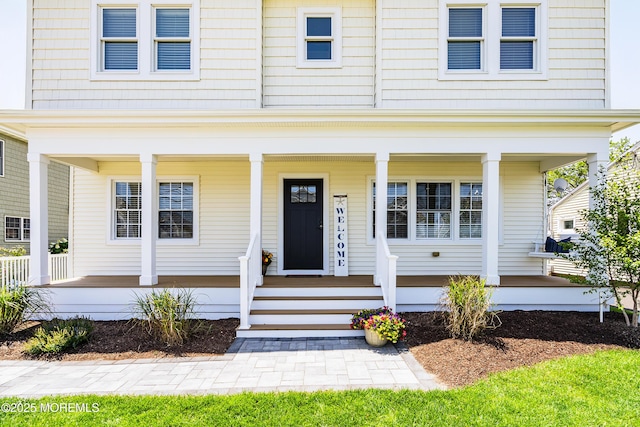 1810 Shore Blvd, Point Pleasant, NJ 08742 - view of front of home with covered porch