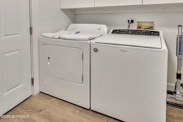 4 Longpoint Dr, Brick, NJ 08723 - laundry room with washer and clothes dryer and light wood-type flooring