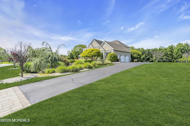 1 Ethan Dr, Farmingdale, NJ 07727 - view of front of home featuring a front lawn and driveway