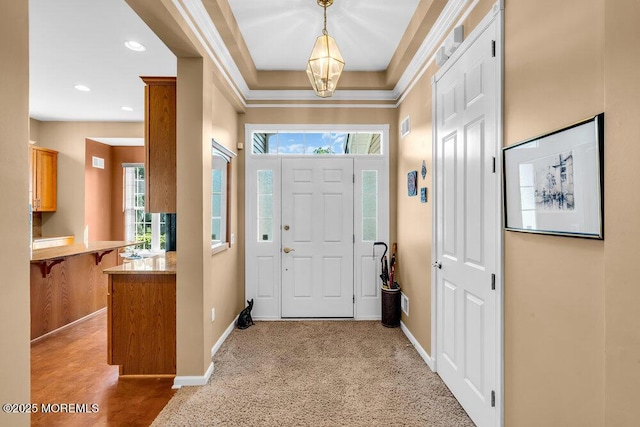 24 Oakmont Ln, Jackson, NJ 08527 - carpeted foyer featuring healthy amount of natural light, a chandelier, and recessed lighting
