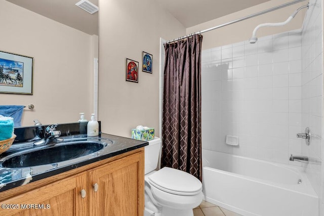 24 Oakmont Ln, Jackson, NJ 08527 - full bath featuring vanity, shower / tub combo, and tile patterned floors