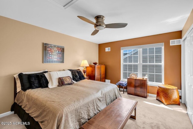 24 Oakmont Ln, Jackson, NJ 08527 - bedroom featuring light carpet and ceiling fan