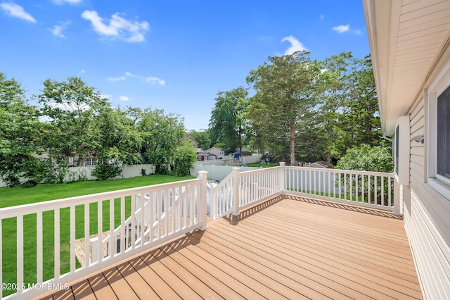 353 Cokes Dr, Toms River, NJ 08753 - view of wooden deck