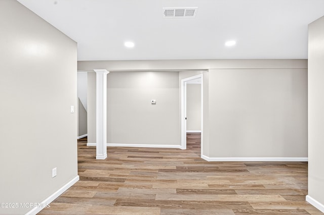 179A Buckelew Ave Unit A, Jamesburg, NJ 08831 - below grade area with light wood-style flooring and recessed lighting