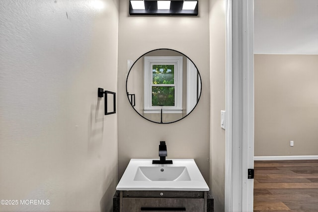 179A Buckelew Ave Unit A, Jamesburg, NJ 08831 - bathroom featuring wood finished floors and vanity