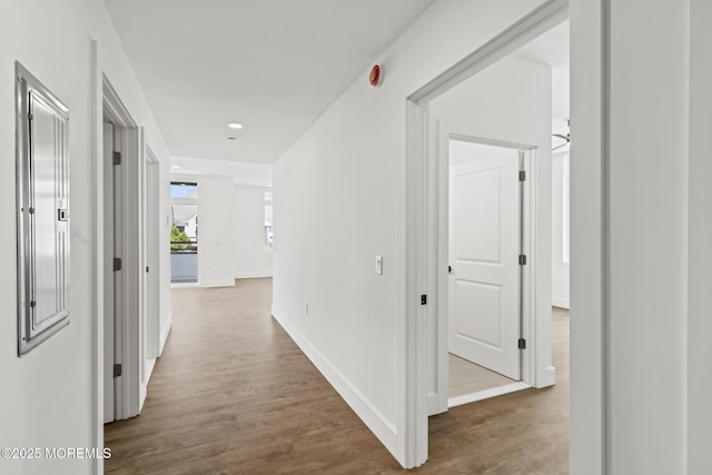 1010 Boulevard Blvd Unit 1E, Seaside Heights, NJ 08751 - hallway featuring wood finished floors and recessed lighting