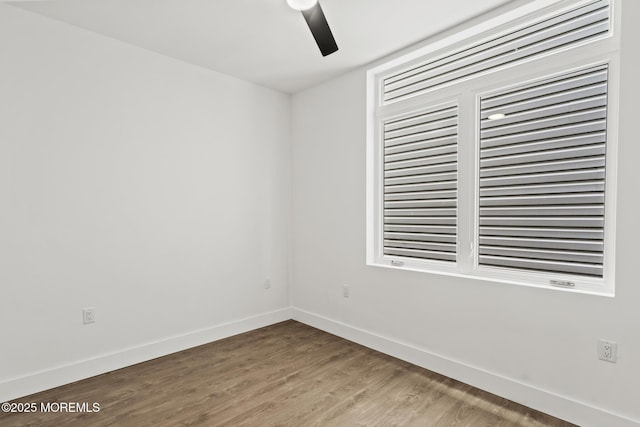 1010 Boulevard Blvd Unit 1E, Seaside Heights, NJ 08751 - spare room featuring wood finished floors and ceiling fan