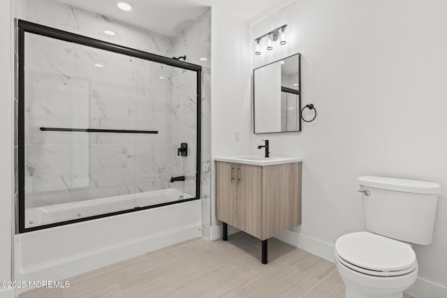 1010 Boulevard Blvd Unit 1E, Seaside Heights, NJ 08751 - bathroom featuring combined bath / shower with glass door and vanity