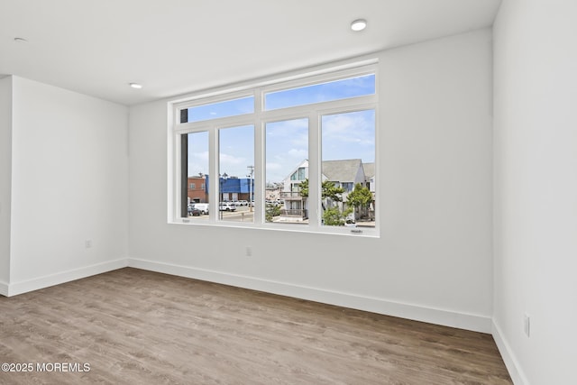1010 Boulevard Blvd Unit 1E, Seaside Heights, NJ 08751 - spare room with wood finished floors and recessed lighting