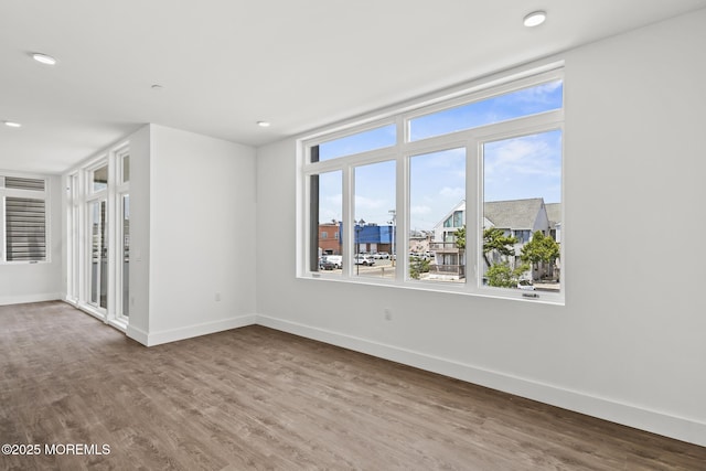 1010 Boulevard Blvd Unit 1E, Seaside Heights, NJ 08751 - empty room featuring wood finished floors and recessed lighting
