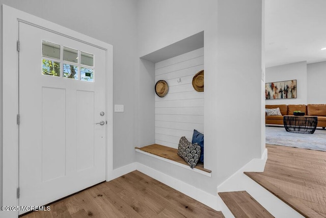 45 Shore Acres Ave, North Middletown, NJ 07748 - mudroom with wood finished floors and baseboards