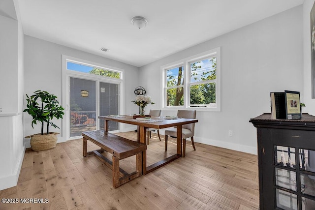 45 Shore Acres Ave, North Middletown, NJ 07748 - dining space featuring plenty of natural light and light wood-type flooring