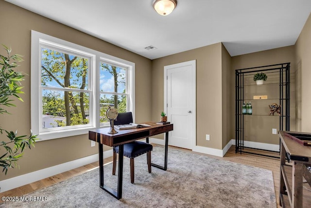 45 Shore Acres Ave, North Middletown, NJ 07748 - home office with light wood-style floors and baseboards