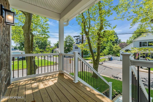 45 Shore Acres Ave, North Middletown, NJ 07748 - view of wooden terrace