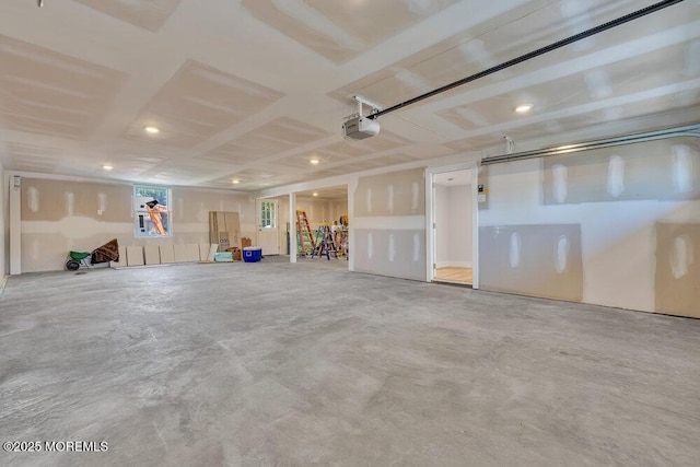 45 Shore Acres Ave, North Middletown, NJ 07748 - garage featuring a garage door opener and recessed lighting