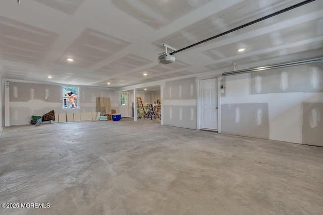 45 Shore Acres Ave, North Middletown, NJ 07748 - garage featuring a garage door opener and recessed lighting