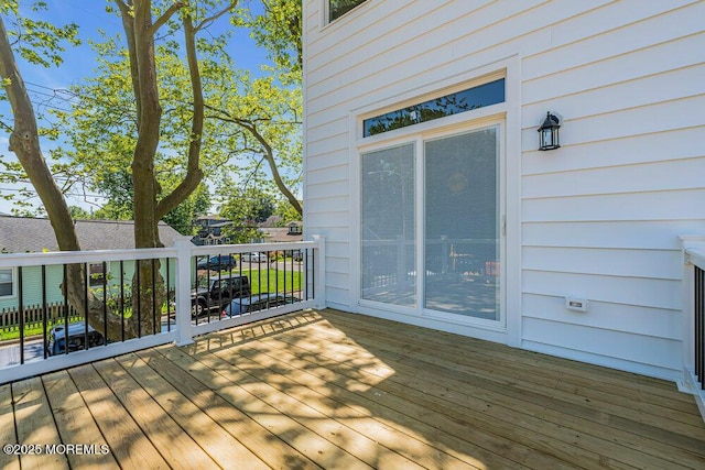 45 Shore Acres Ave, North Middletown, NJ 07748 - view of wooden deck