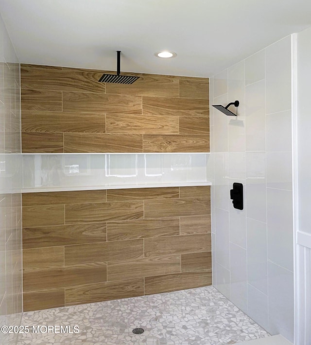 12 Outsail Ave, Barnegat, NJ 08005 - bathroom with a tile shower and recessed lighting