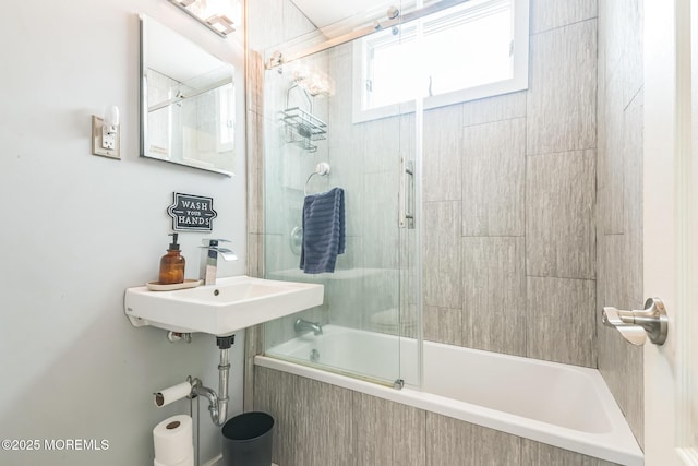 887 Beach Haven W Blvd, Manahawkin, NJ 08050 - bathroom with tiled shower / bath combo and a sink
