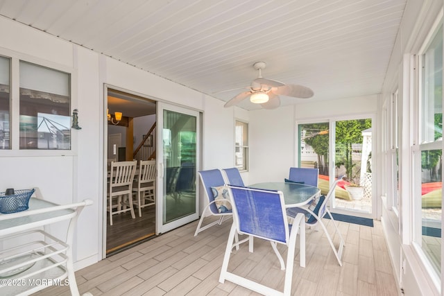 887 Beach Haven W Blvd, Manahawkin, NJ 08050 - sunroom with wood finished floors
