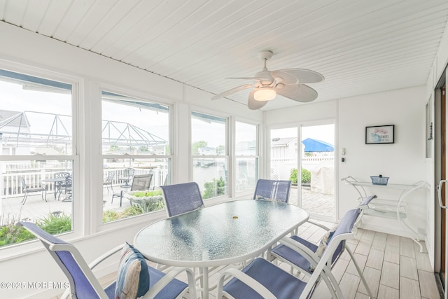 887 Beach Haven W Blvd, Manahawkin, NJ 08050 - sunroom / solarium with a water view