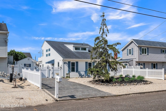 887 Beach Haven W Blvd, Manahawkin, NJ 08050 - view of front of property featuring a fenced front yard and a gate