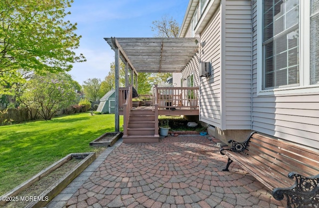 408 Brookdale Ave, Long Branch, NJ 07740 - view of patio / terrace featuring a deck