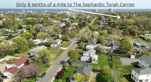 408 Brookdale Ave, Long Branch, NJ 07740 - aerial view of property and surrounding area featuring nearby suburban area