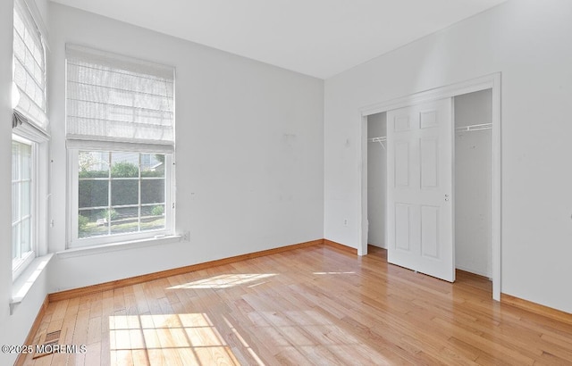 408 Brookdale Ave, Long Branch, NJ 07740 - unfurnished bedroom with light wood-style floors and a closet